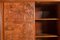 Vetrina architettonica moderna in legno di noce intagliato e palissandro, Immagine 12