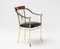 Nappa Leather Brass Vidal Grau Chair 2