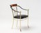 Nappa Leather Brass Vidal Grau Chair, Image 2