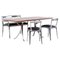 Dining Table, Bench & 2 Chairs by Quasar Khanh, Set of 4 1