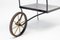 Gefliester Vintage Barwagen aus Messing 5