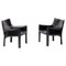 Cab 414 Sessel von Mario Bellini für Cassina, 2er Set 1