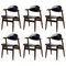 Dutch Cow Horn Chairs, Set of 6, Image 1