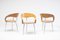Vintage Leather Chairs from Calligaris, Set of 3, Image 8