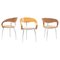 Sedie vintage in pelle di Calligaris, set di 3, Immagine 1