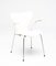 White Chairs by Arne Jacobsen for Fritz Hansen, 1973, Set of 8 6