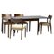 Rosewood Dining Set of Dining Table and 4 Chairs from Fristho, Set of 5, Image 1