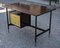 Wooden & Metal Desk with Drawers, Italy, 1950s 2