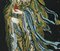 Mujer oriental, esmalte sobre tablero, principios del siglo XX, Imagen 4