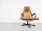 Vintage Leather Swivel Chair, 1960s 3
