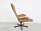 Vintage Leather Swivel Chair, 1960s, Image 8