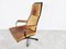 Vintage Leather Swivel Chair, 1960s 2