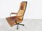 Vintage Leather Swivel Chair, 1960s, Image 2