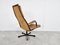 Vintage Leather Swivel Chair, 1960s, Image 7
