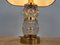 Vintage Brass and Glass Table Lamp, 1960s 9