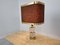 Vintage Brass and Glass Table Lamp, 1960s 6