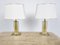 Lámparas de mesa vintage de latón y vidrio acrílico, años 70. Juego de 2, Imagen 8