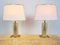 Vintage Brass and Acrylic Glass Table Lamps, 1970s, Set of 2 2