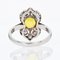 Art Deco Yellow Sapphire Diamonds Platinum Ring, 1925, Image 15