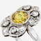 Art Deco Yellow Sapphire Diamonds Platinum Ring, 1925 8