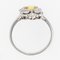 Art Deco Yellow Sapphire Diamonds Platinum Ring, 1925, Image 16
