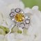 Art Deco Yellow Sapphire Diamonds Platinum Ring, 1925 19