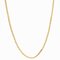 18 Karat Double Jaseron Mesh Yellow Gold Chain Necklace, 1960s 2