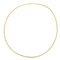 Collar de cadena de oro amarillo de malla Jaseron doble de 18 quilates, años 60, Imagen 7
