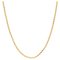 18 Karat Double Jaseron Mesh Yellow Gold Chain Necklace, 1960s 1