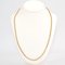 18 Karat Double Jaseron Mesh Yellow Gold Chain Necklace, 1960s, Image 13