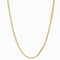 18 Karat Double Jaseron Mesh Yellow Gold Chain Necklace, 1960s 12