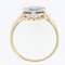 Französischer 18 Karat Diamanten Gelbgold Art Deco Ring, 1925er 7