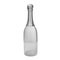 Botella de champán victoriana antigua de plata maciza y vidrio, década de 1890, Imagen 1