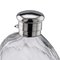 Antique 19th Century Victorian Solid Silver & Glass Huge Hip Flask, London, 1870s, Image 7