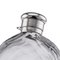 Antique 19th Century Victorian Solid Silver & Glass Huge Hip Flask, London, 1870s, Image 6