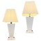 Mid-Century Acrylic Glass Table Lamps, Italy, 1970s, Set of 2 2