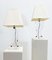Mid-Century Acrylic Glass Table Lamps, Italy, 1970s, Set of 2 1