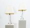 Mid-Century Acrylic Glass Table Lamps, Italy, 1970s, Set of 2 10