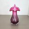 Floral Murano Glass Sommerso Vase, Italy, 1970s 2