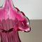Floral Murano Glass Sommerso Vase, Italy, 1970s 9
