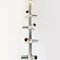 Großer moderner italienischer vertikaler Kronleuchter aus satiniertem Stahl & Kunststoff mit 28 Leuchten, 1970er 9