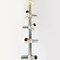 Large Italian Modern Satin Steel and Plastic Vertical Chandelier with 28 Lights, 1970s 9