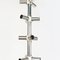 Großer moderner italienischer vertikaler Kronleuchter aus satiniertem Stahl & Kunststoff mit 28 Leuchten, 1970er 7