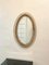 Mid-Century Rattan and Bamboo Oval Wall Mirror, Italy, 1960s, Image 5