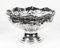 Large Vintage Silver-Plated Bottle Cooler with Floral Decoration, Image 12