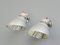 Mercury Glass Wall Lights from Zeiss Ikon, 1930s, Set of 2 1