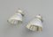 Mercury Glass Wall Lights from Zeiss Ikon, 1930s, Set of 2 7