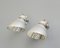 Mercury Glass Wall Lights from Zeiss Ikon, 1930s, Set of 2 2