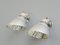 Mercury Glass Wall Lights from Zeiss Ikon, 1930s, Set of 2 3