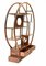 Chinese Circular Bookcase Display in Hardwood 4